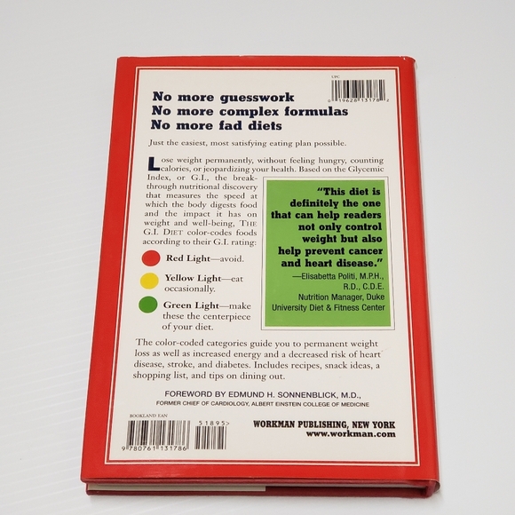 The Glycemic Index Diet Rick Gallop Hardcover Book - Picture 2 of 5